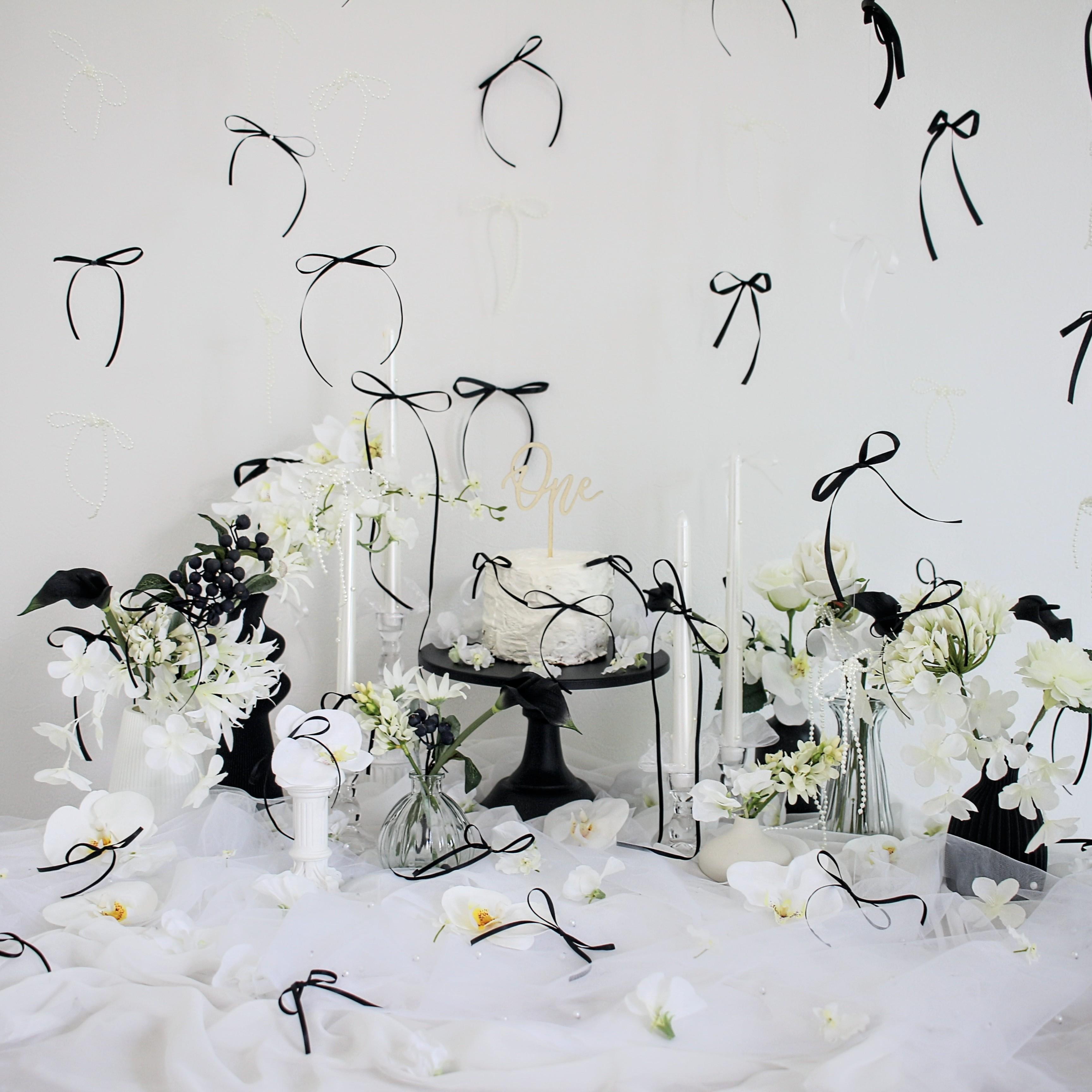 flower photo set~BLACK&PEARL